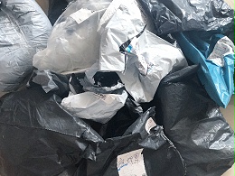 带标快递袋用塑料清洗机处理后变废为宝
